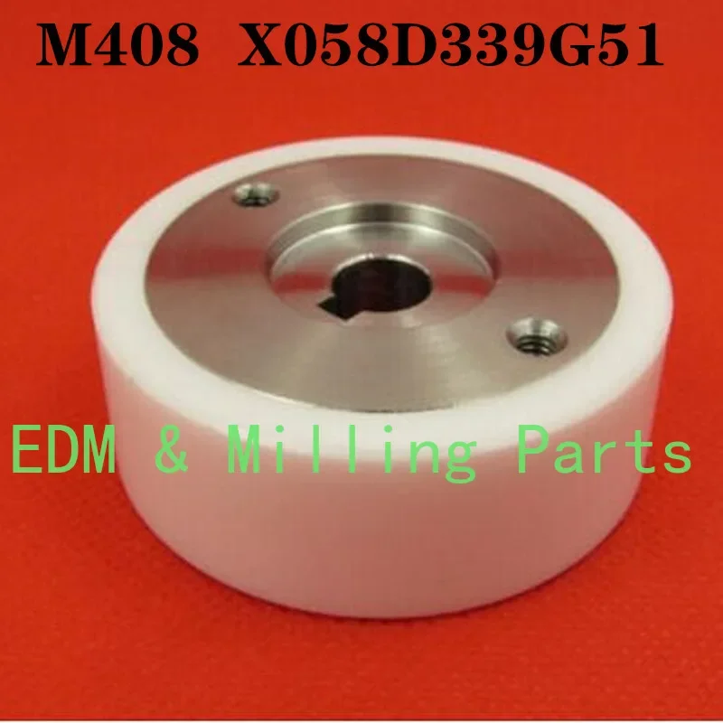 CNC Wire EDM Ceramic Capstan Roller 18X10X57mm X058D339G51 M408 White CNC Power Chucks