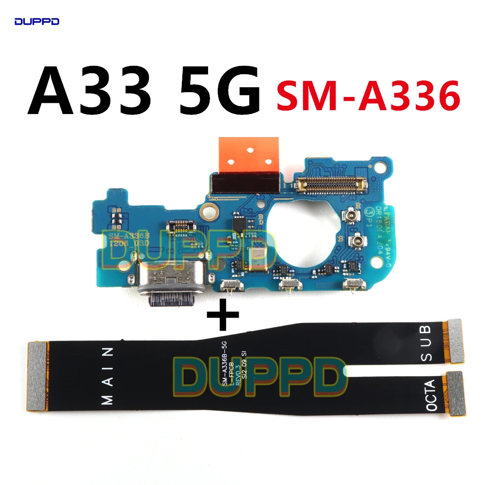 

USB Charging Port Board Dock Port Connector Main Motherboard Flex Cable For Samsung Galaxy A33 5G A336 A336B Charging Port Flex