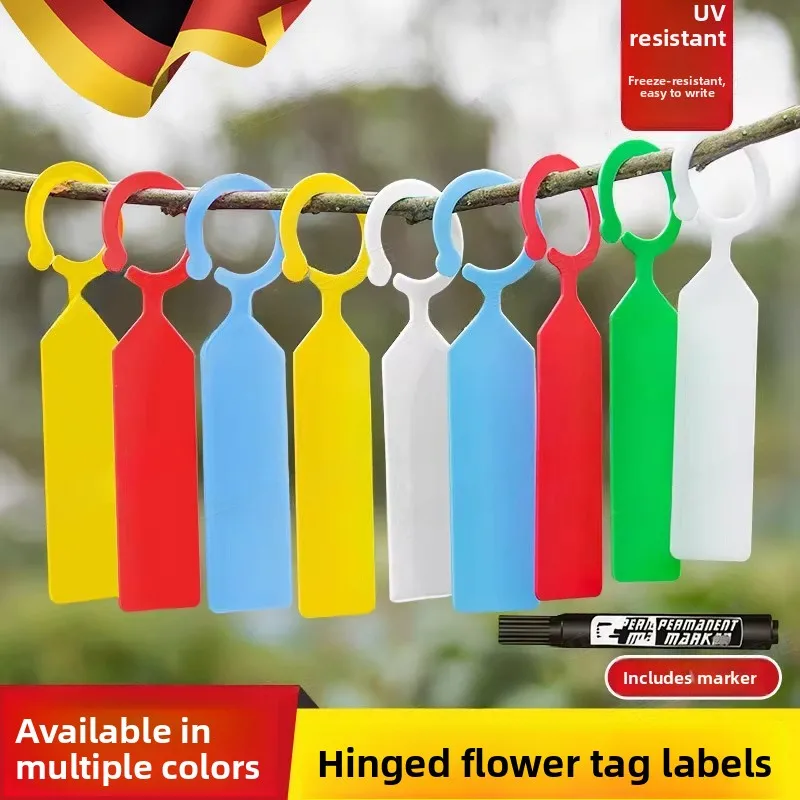 thickened-plastic-waterproof-garden-tagging-rings-for-plant-markers-grape-seedling-horticulture-tags-vine-labels