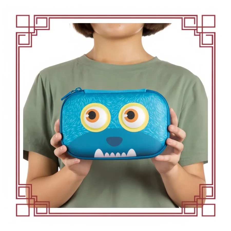 

Синий детский пенал — большая вместительная сумка для хранения школьных принадлежностей для детей