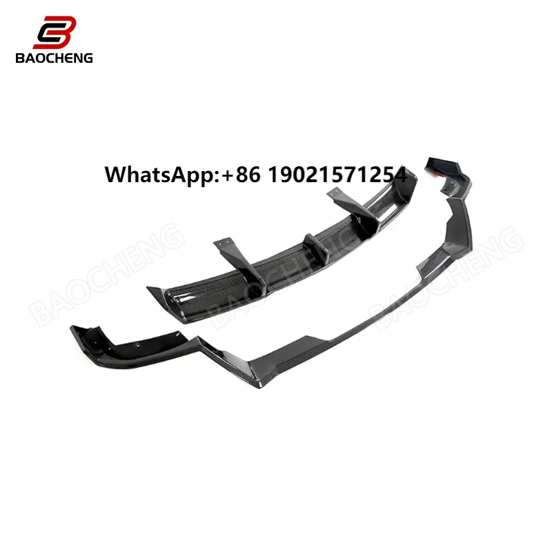 

For Chevrolet Corvette C8 Z06 2023-2024 High Quality Carbon Fiber Rear Bumper Diffuser Lip Car Exterior Accessories