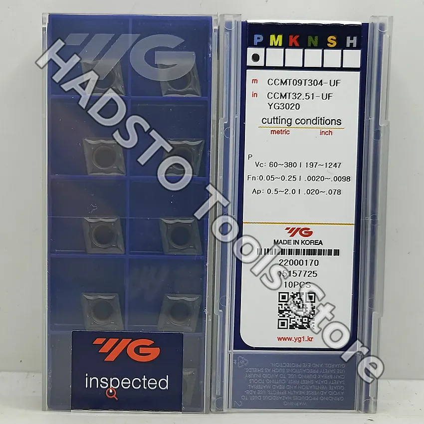 

CCMT09T304-UF YG3020 YG3010/CCMT060204-UF YG3020 YG3010 CCMT09T304 CCMT060204 YG-1 CNC blade carbide inserts Turning inserts