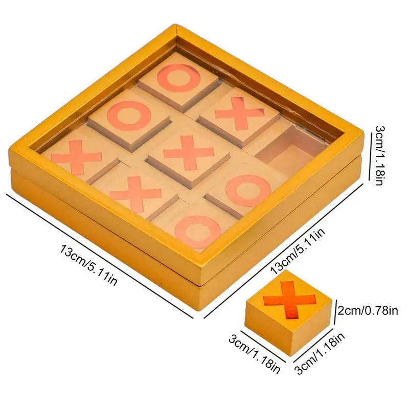 Kids Board Games Wooden Strategy Board Games Classic Board Games Portable Interactive Board Games Family Game Table Toy For Kids