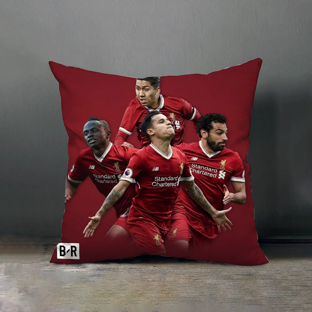 Liverpool Tokito Decorative Cushion Cover 45x45cm Bratz Fnaf Loona Throw Pillow Covers for Decorative Cushions Wuthering Waves