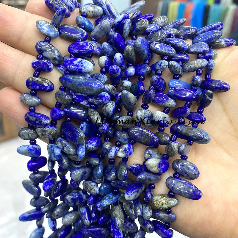 11-18MM Natural Stone Lapis Lazuli Irregular Loose Spacer Beads for Jewelry Making Diy Earring Bracelet Charms Accessories