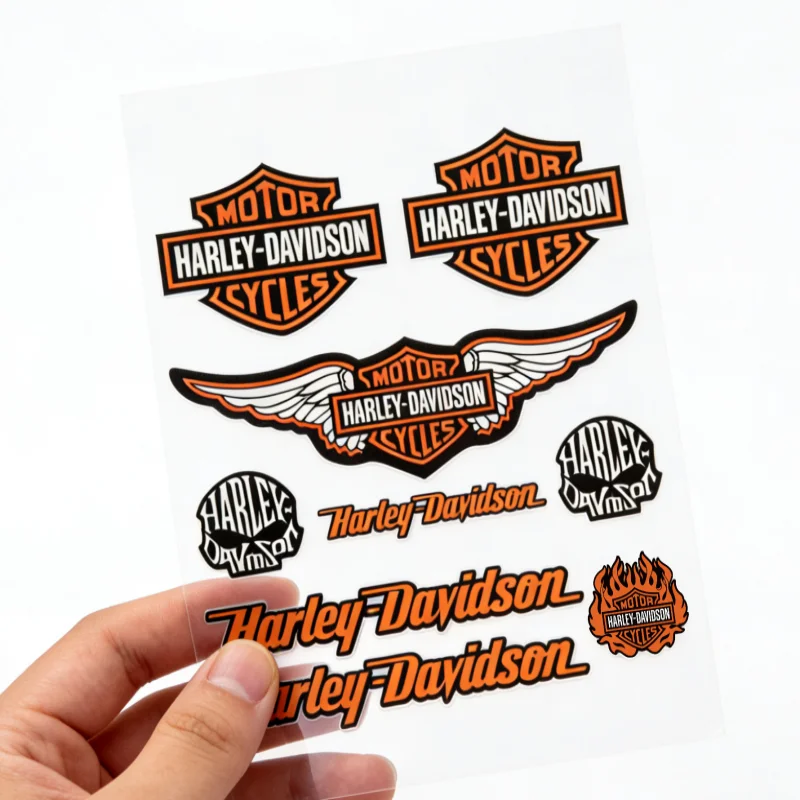 For Harley Davidson Electra Glide Ultra Classic Motorcycle stickers Motorcycle helmet Body 3D Decals decoration Stickers