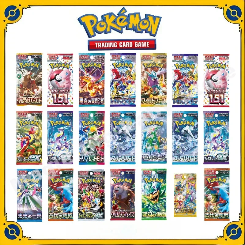 Oryginalna gra karciana kolekcjonerska Pokemon PTCG Japońska Zhu i fioletowa Wszystkie serie Dziwne drzewo 151 SV4A Zhu i fioletowa kolekcja Gry