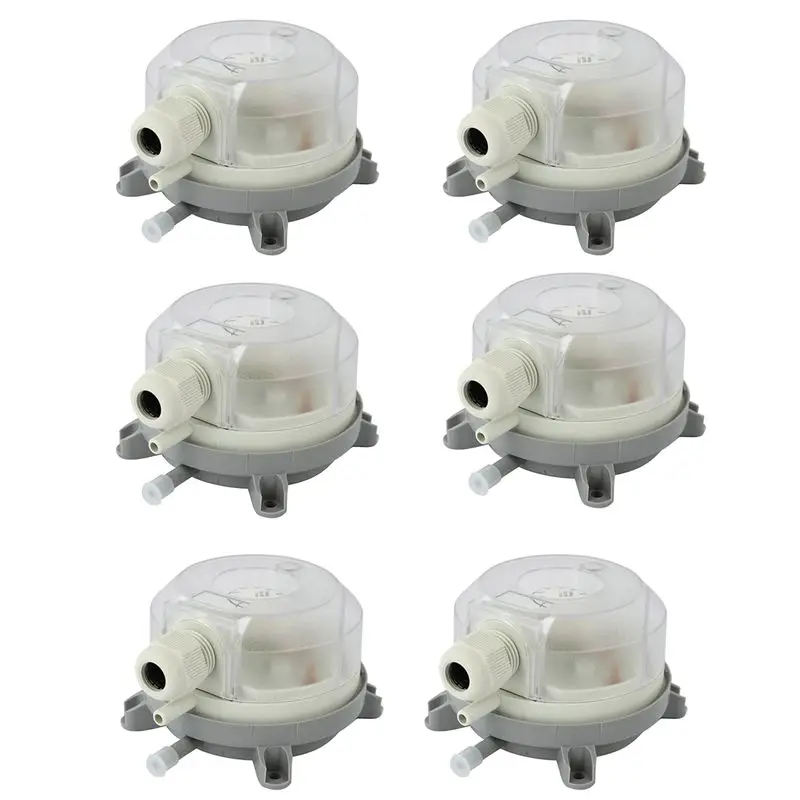 6X Air Differential Pressure Switch 50-500Pa Adjustable Micro- Pressure Air Switch-AT30