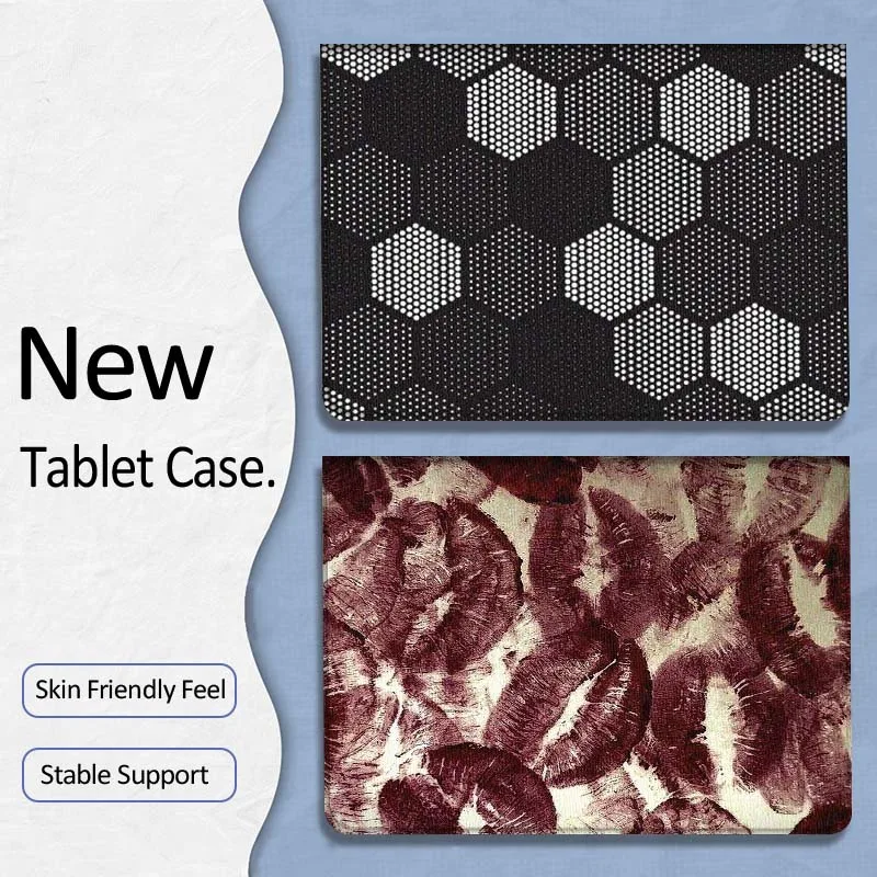 

Carbon Fiber Art Lip Pattern For Samsung Galaxy Tab A7 A A8 A9 A11 S6 S11 10.1 10.4 10.5 Inch Lite PLus Soft Tablet Case Gift