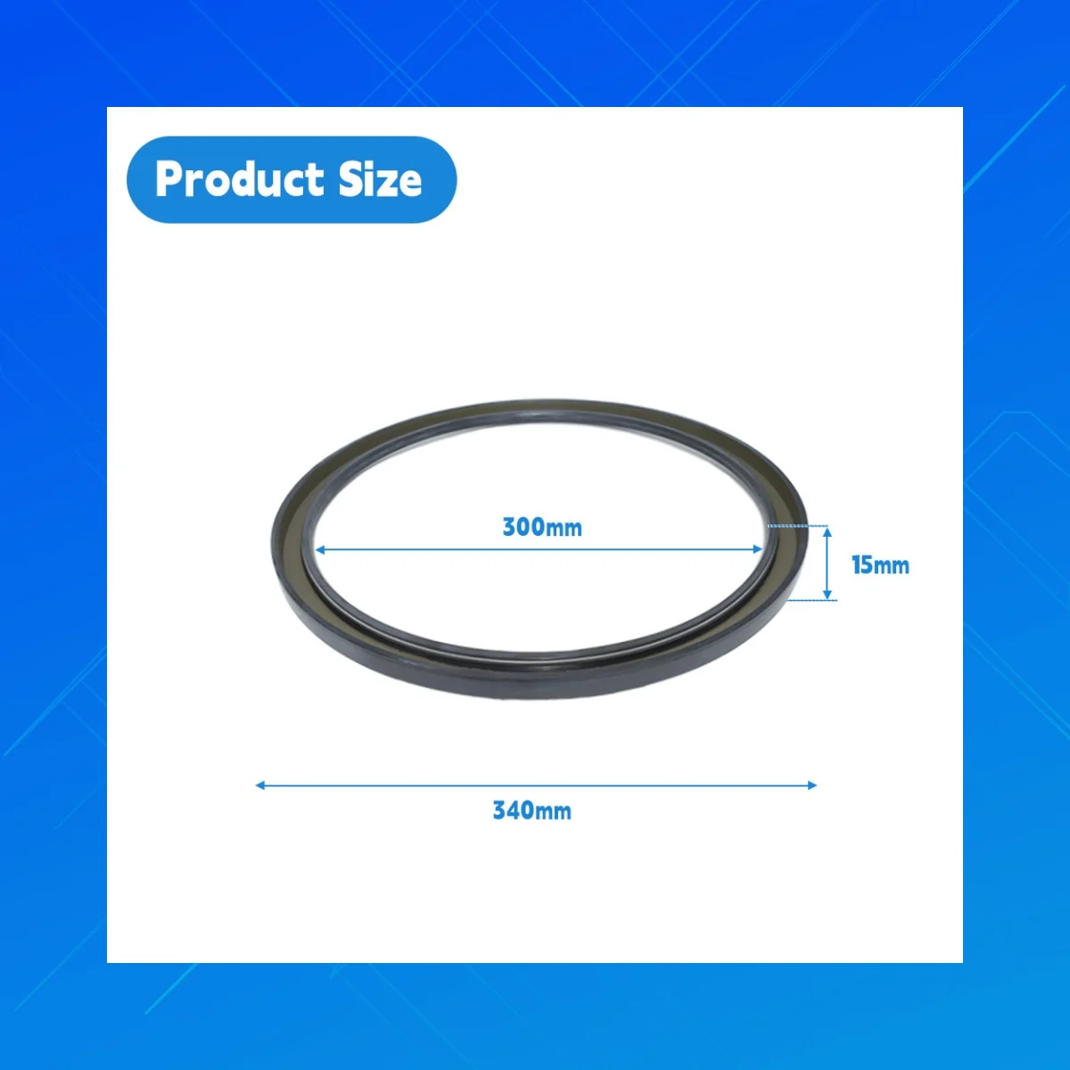 AD Oil Seal NBR Material 300x340x15mm Size for CB400-320SAONOO Type Motor Oil Seal.Size 300*340*15 mm