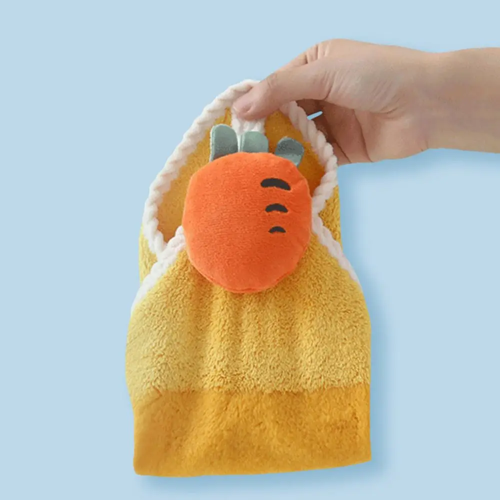 Cute Coral Velvet Fruit Dinosaur Hand Wipes for Kids