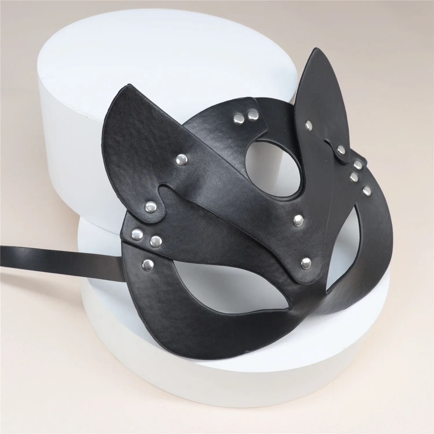 الرجال الجلود القطط قناع تأثيري أنيمي BDSM هالوين نباتي قناع مثير رجل الهذيان حفلة فاسق صنم Steampunk حفلة تنكرية كرنفال #5