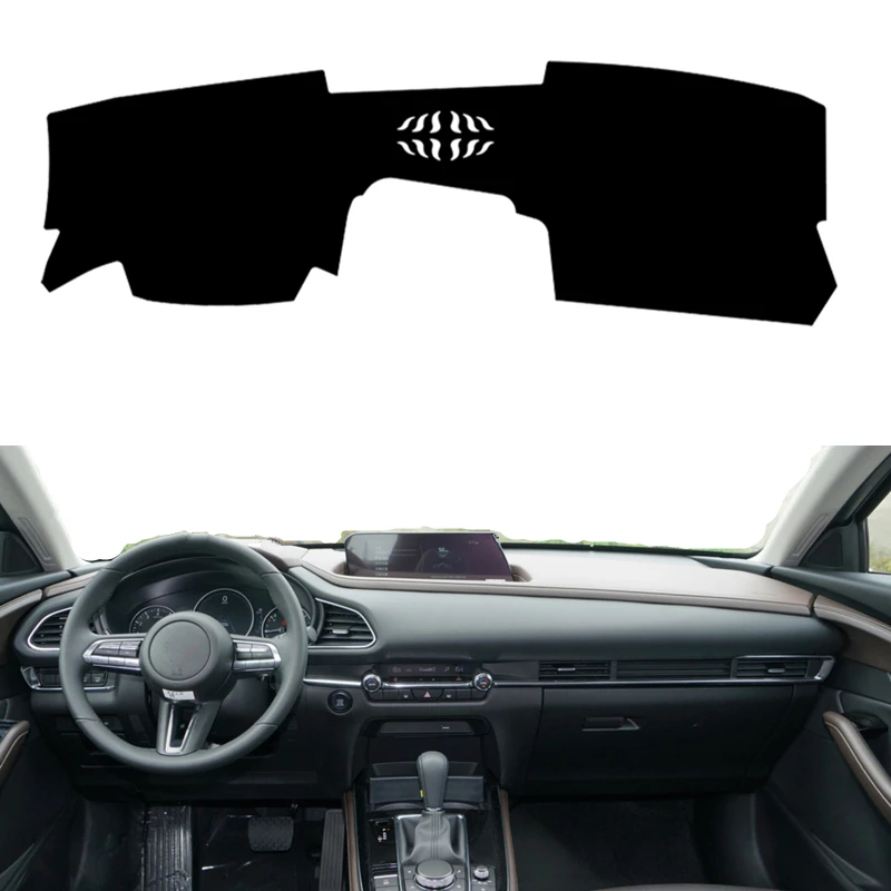 

For Mazda CX-30 CX30 2019 2020 2021 2022 Dashmat Dashboard Cover Pad Mat Anti-Slip Dash Sunshade Protect Carpet Car Accessories