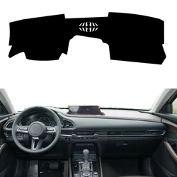 For Mazda CX-30 CX30 2019 2020 2021 2022 2023 2024 Dashmat Dashboard Cover Pad Mat Anti-UV Dash Sunshield Carpet Car Accessories