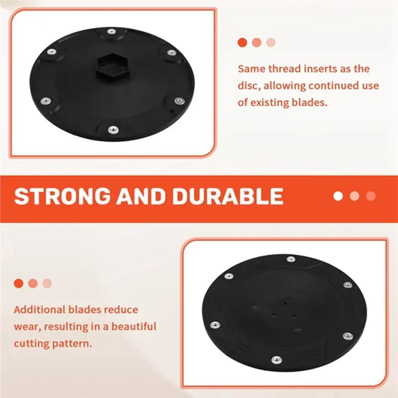 AB08-For ECOVACS Goat Replacement 6-Blade Disc Kit For Models O500, O800 O1200, G1-800 G1-2000,G1 With 12 Pcs Blades