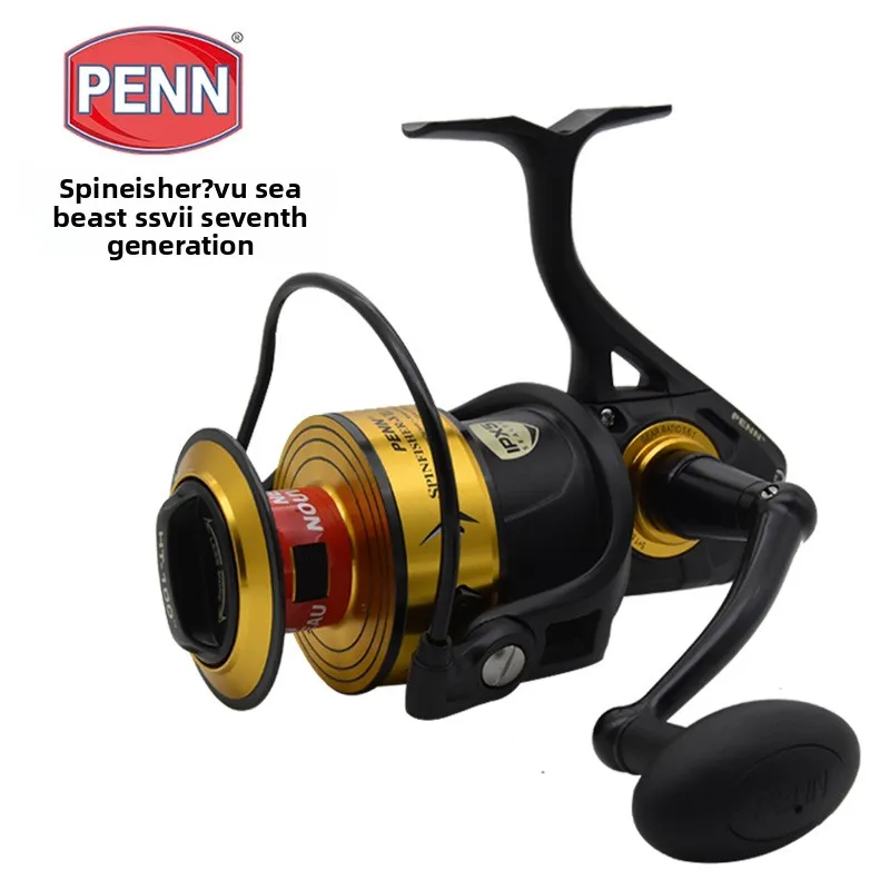 PENNBenle spinning wheelSSVIISeventh generation saltwater-resistant long-range casting all-metal iron plate sea fishing reel