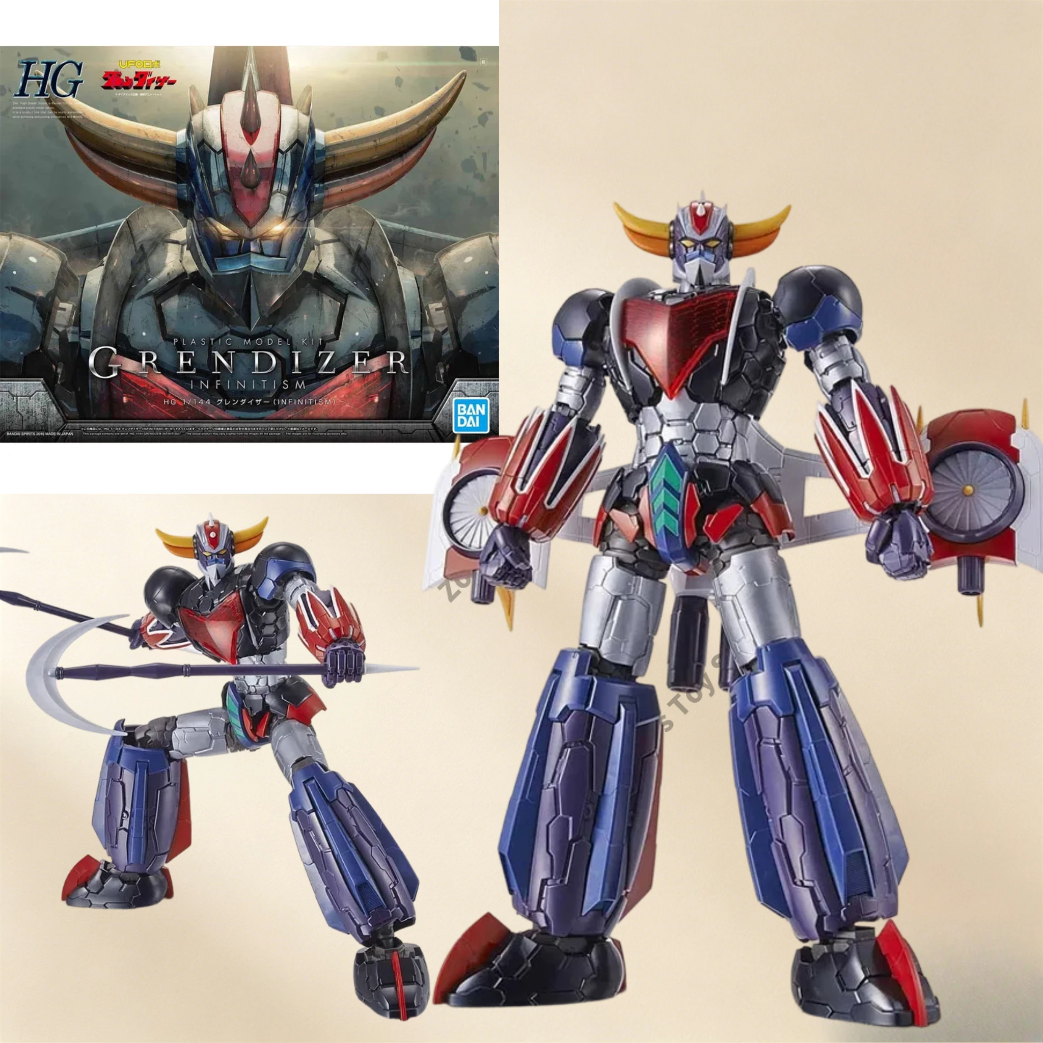 

In Stock Bandai HG Gurentaisha INFINITISM Armored Man Almighty Giant Spirit God Gurien Taisha Animation Model Action Figure Toy