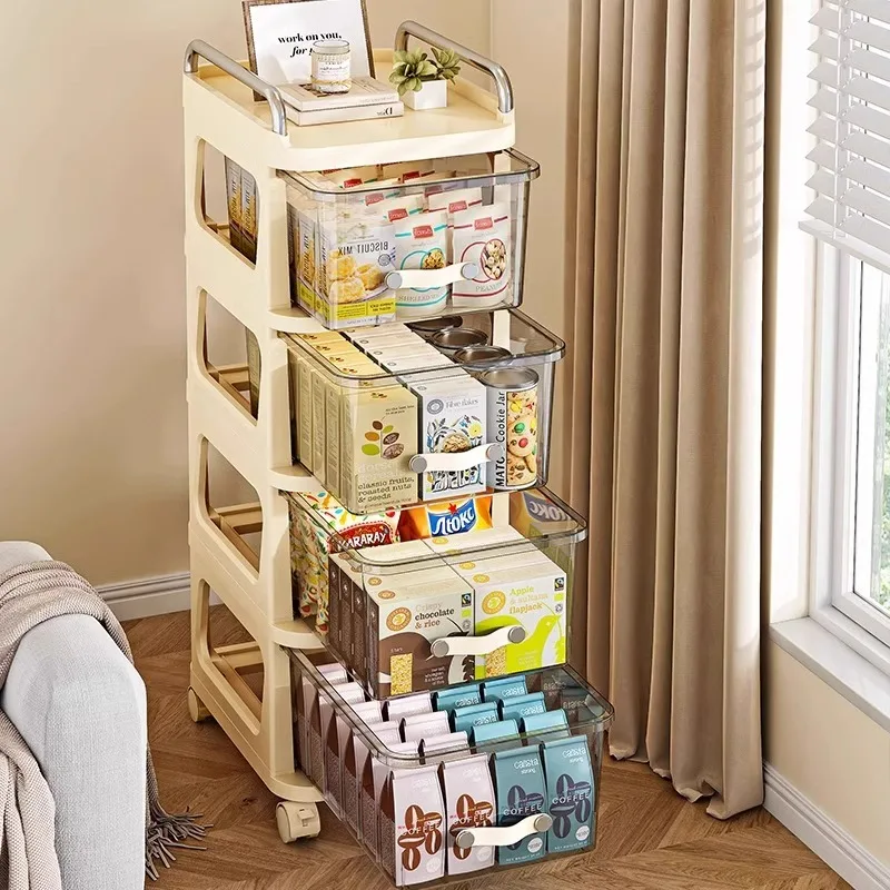 

Многофункциональная тележка на колесиках для хранения предметов первой необходимости, органайзер, стойка, мобильный шкаф для хранения игрушек, многослойная тележка для гостиной