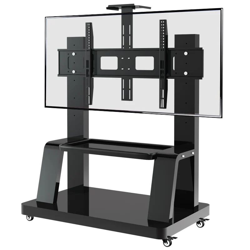 

TV bracket, movable floor-to-ceiling pulley cart, suitable for all-in-one machine hanger