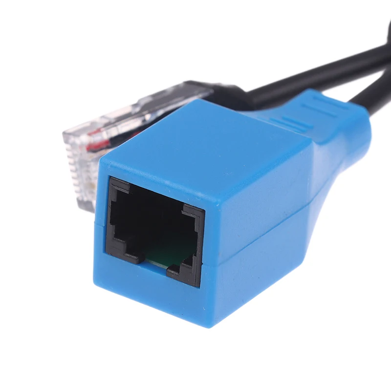 

1 комплект кабелей POE — разветвитель и объединитель RJ45, пассивный адаптер питания через Ethernet для IP-камер и систем видеонаблюдения