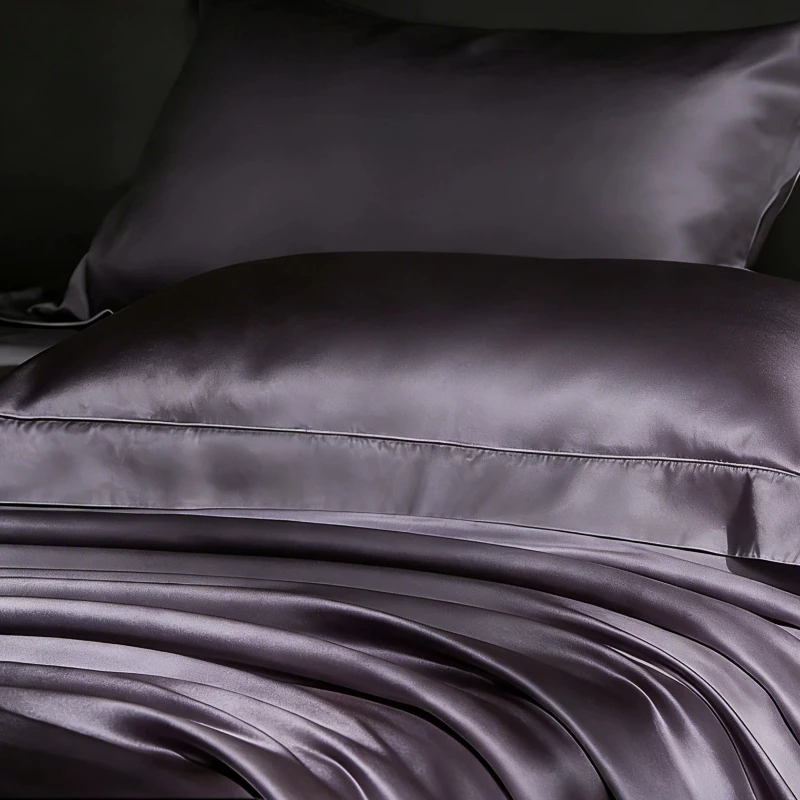 Bedroom Queen Bedsheets Princess Comfort Satin Dubble Bedsheets Summer White Ropa De Cama Juego Completo Beddings Sets Full