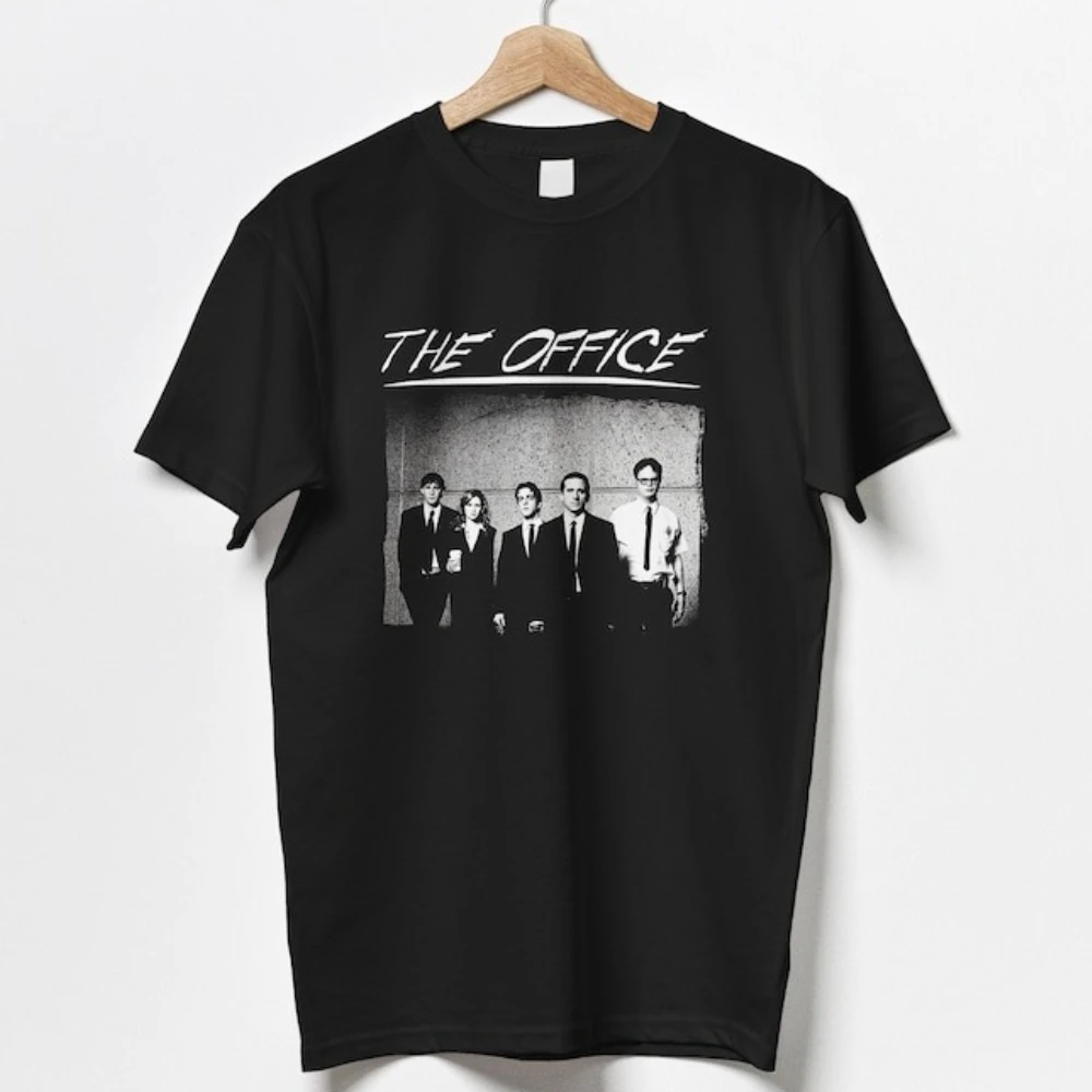 The Office TV Show Serie Michael Scott Jim Halpert Dwight Schrute Pam Beesly Printed T-shirt Woman Man Cotton Tshirts Tops Tee