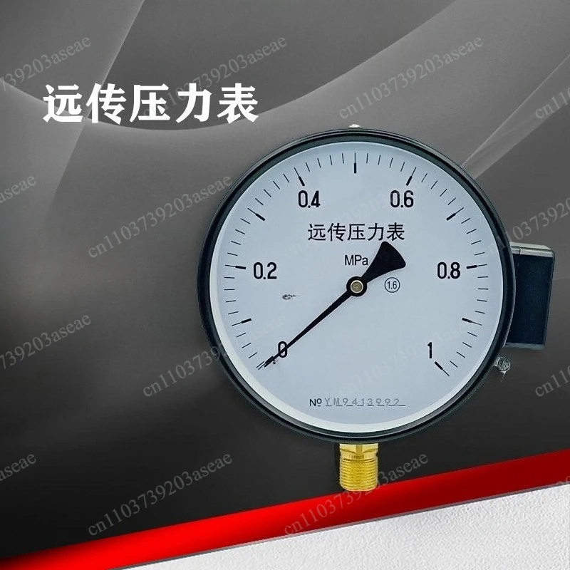 Y-150 150mm Dial Pressure Gauge -0.1-60MPa Analog Display M20×1.5 G1/4 NPT1/4 Thread for Medical Air Oil Water Vacuum Use