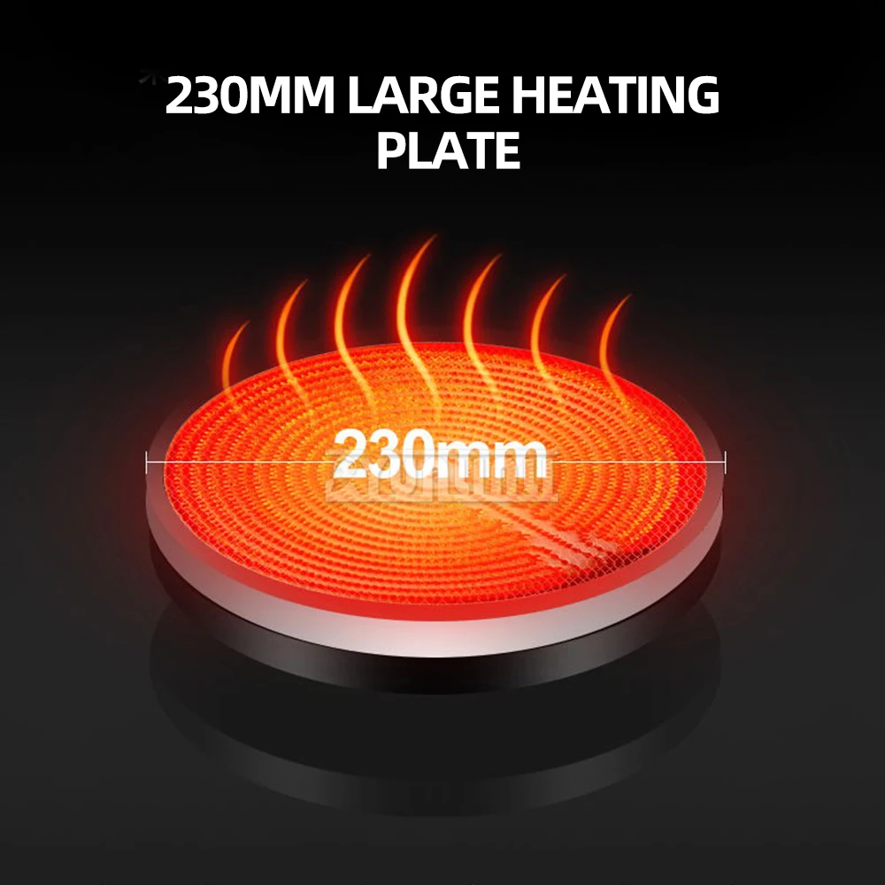 Estufa eléctrica de cerámica para el hogar, calentador de temperatura ajustable, 3500W, 1300W