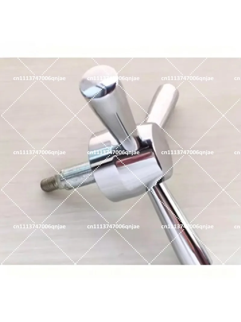 Triangular Metal Lock with Anti-Pry Handle, Heavy Duty Security Lock for Doors and Valuables Cabinet, Theft-Proof Design - view 3