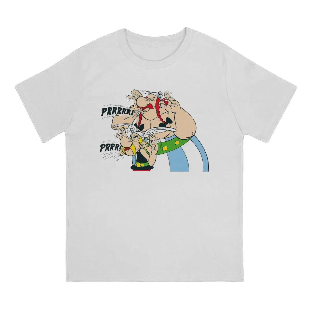 Hot selling in Summer Men\'s and Women\'s T-shirts Asterix Obelix Summer top Street Clothing S-6XL