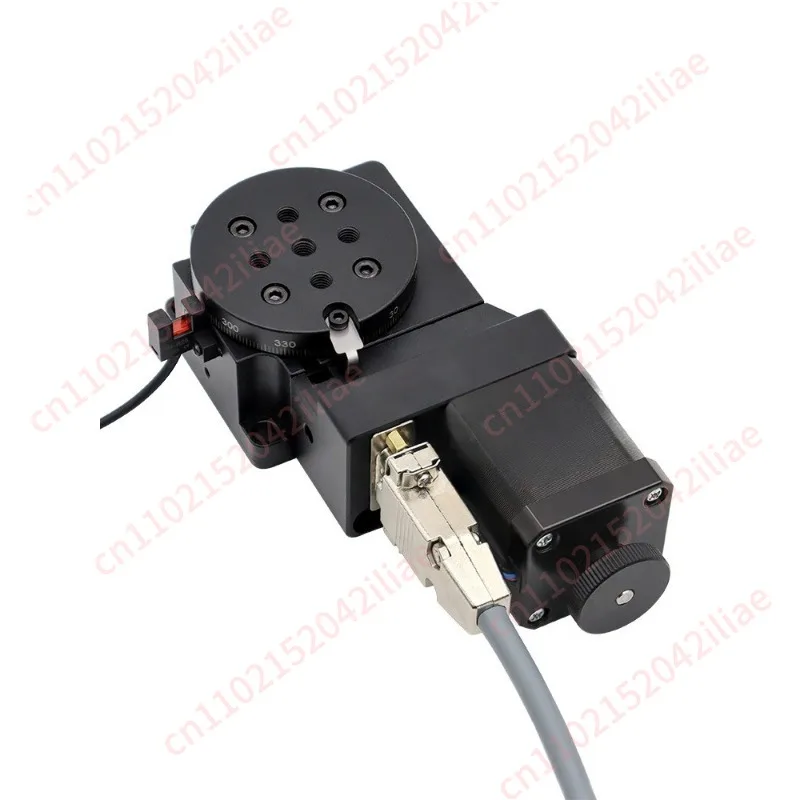Electric rotary table Indexing plate Hollow automatic turntable lifting table