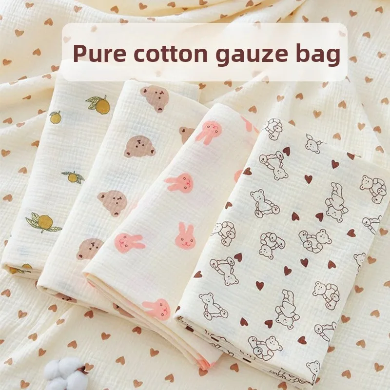 Baby wrap, double-layer cotton gauze, class A, summer newborn bath towel, delivery room, newborn bag