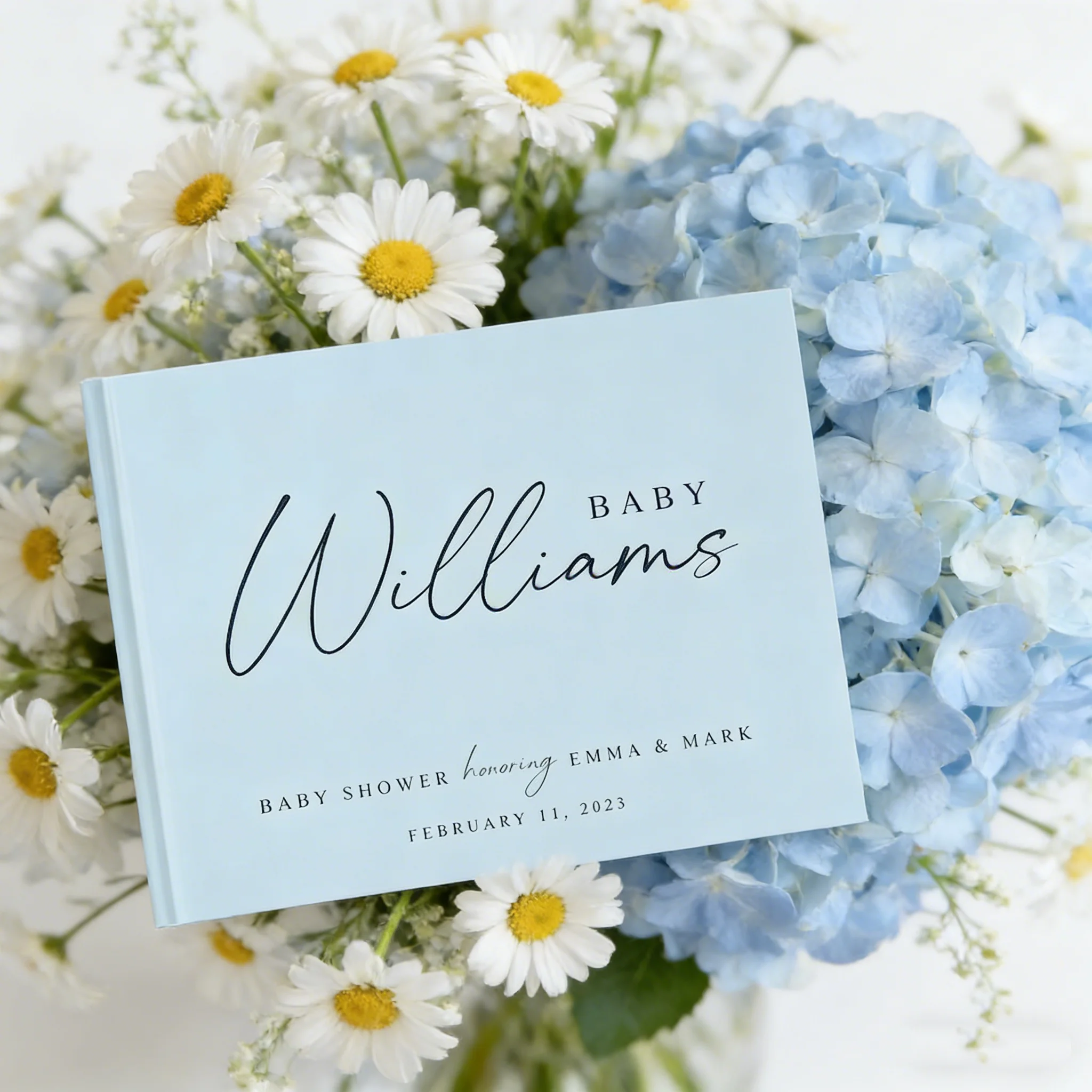 

Элегантная свадебная книга для гостей с ручной росписью и украшениями из драгоценных камней, персонализированная, доступна в 2 размерах и 13 цветах.