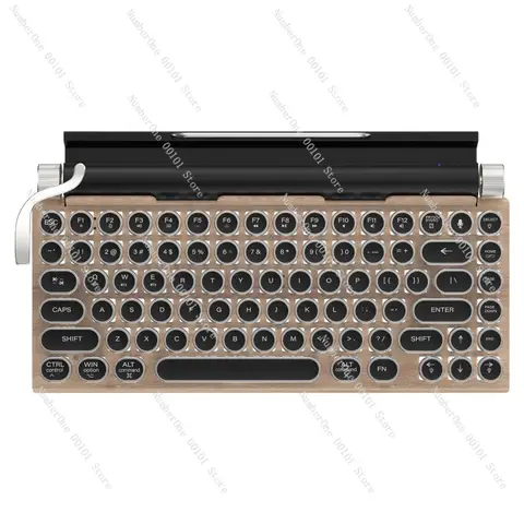 Vintage Typewriter Wireless Bluetooth Keyboard | Steampunk mechanical keyboard