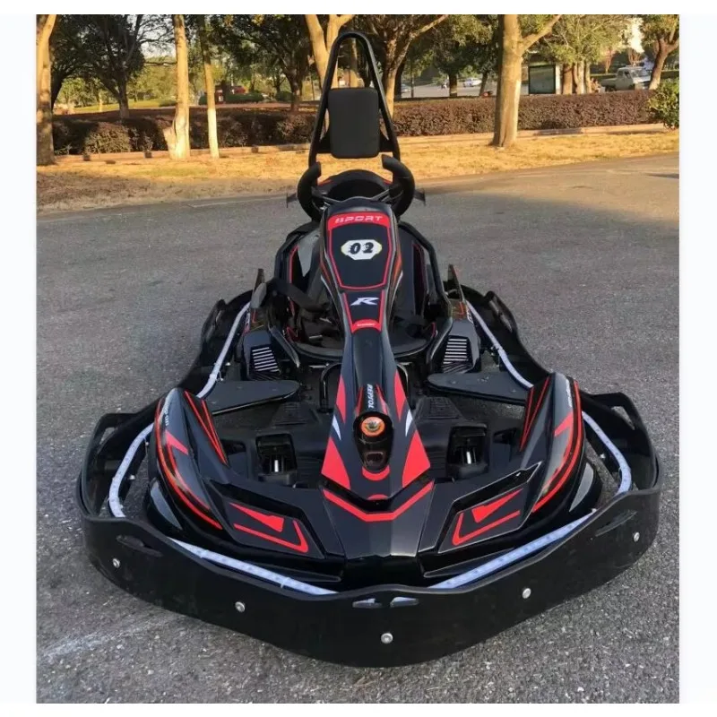 Adults High Speed Karting Cars Electric Racing Go Karts 800/400w Dual Motor Racing Kart with Timing Remote Control Three Speed