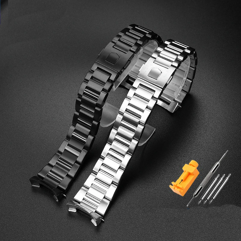 Solid Stainless Steel Watch Strap 22mm 24mm Bracelet Watchband For Tag Heuer Calera Series Watch Accessories Band Steel  Men