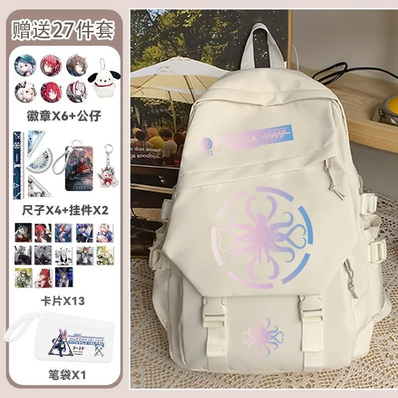 

Arknights For Boys Girls, Elementary Middle School Students, High-Quality Anime Double Shoulder Bag, Lightweight And Anime
