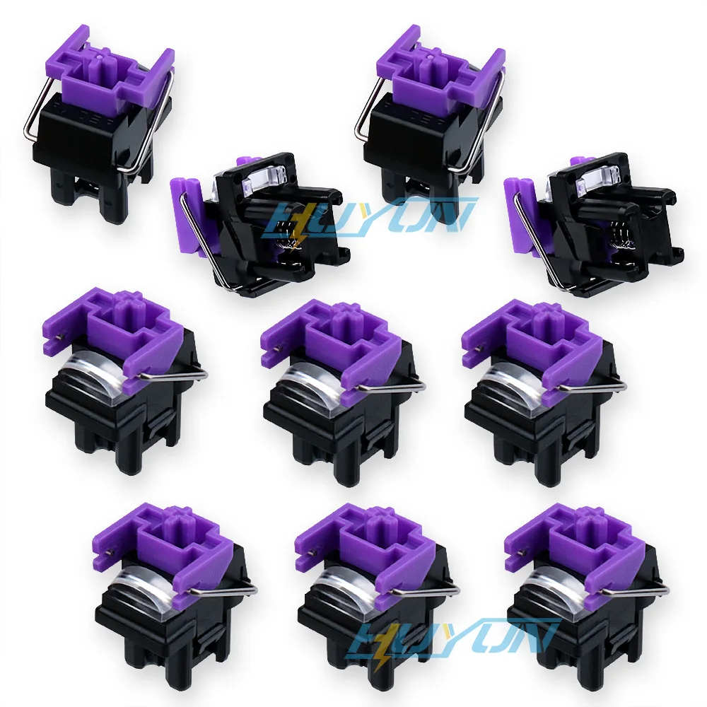 10pcs/5Pcs Purple Clicky Optical Switches Hot Swap Switch for Ra.zer Huntsman Keyboard