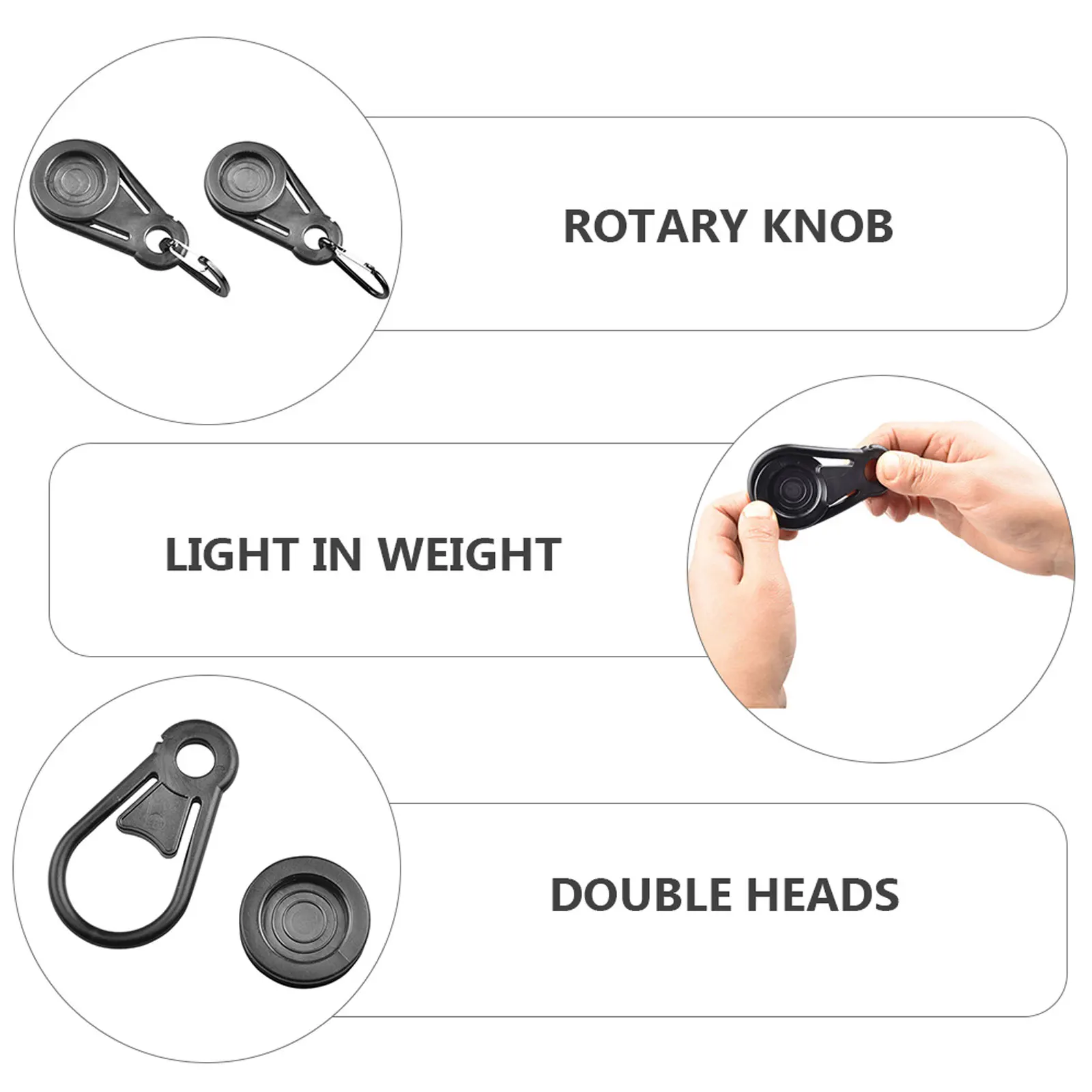 

16Pcs Camping Tent Clamps Strong Tarp Grabbers for Tents Tarps Uv Resistant Tent Fixing Clips for Extreme Conditions