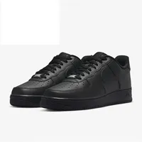 Nike Air Force 1 Low '07 Black CW2288-001 Hard-Wearing Retro Casual Men Women
