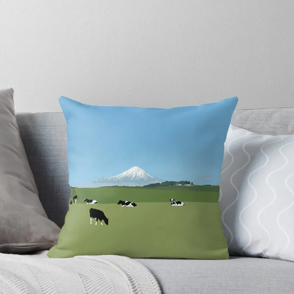 

Mount Taranaki Throw Pillow Decorative Pillow Covers For Sofa Luxury Pillow Case Cushions Cover Case Christmas