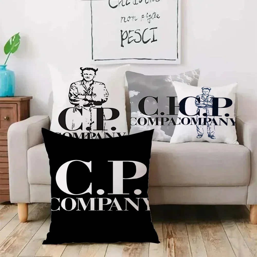 Fashion Brand Pillow Covers Sofa Decorative Home Double-sided Printing Short Plush Cushion C-Cp-P C-CompanyS Cover