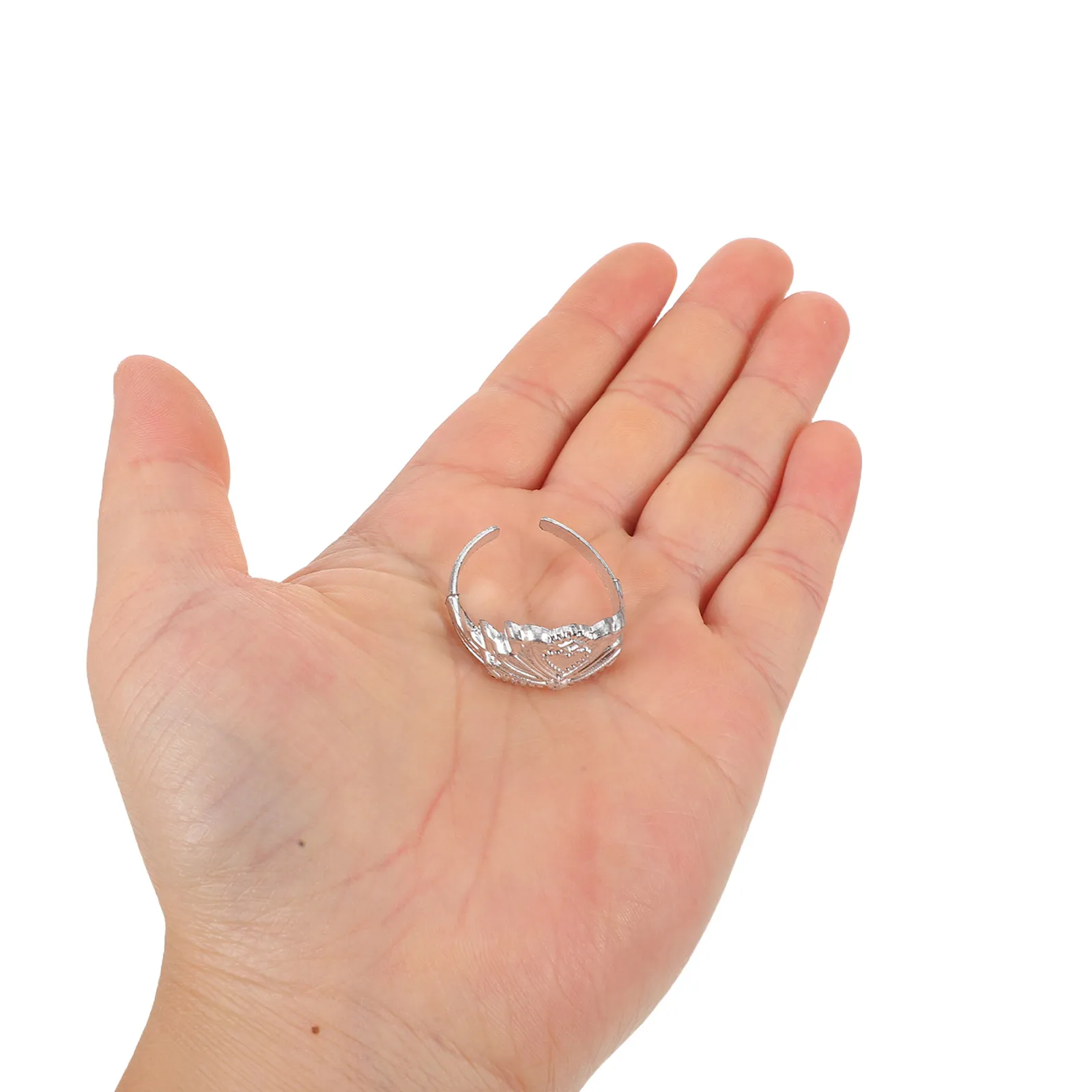 

80Pcs Mini Crown Headwear Set Regal Dollhouse Queen Accessories Lightweight Comfortable for Imaginative Play Holiday Gift