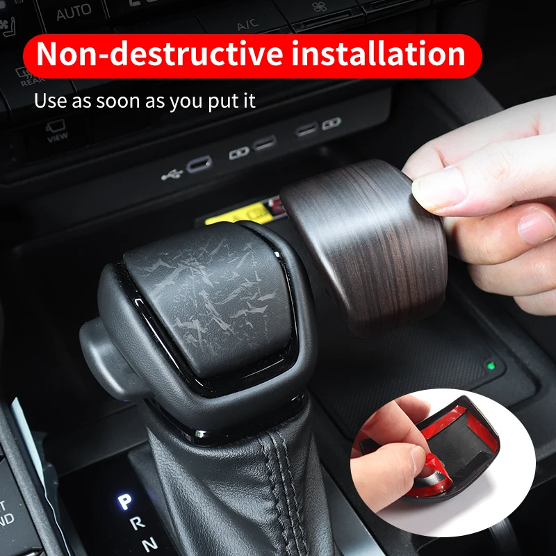 For Toyota Land Cruiser 300 2021 2022 2023 center console Gears Decoration Protective Sticker LC300 Interior Accessories Tuning