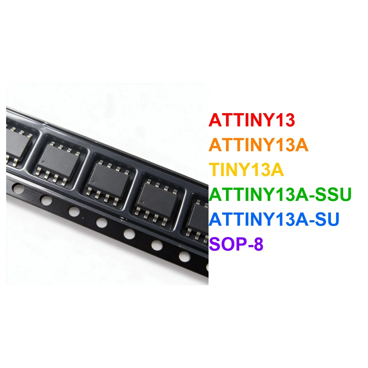 (10piece) ATTINY13 ATTINY13A TINY13A ATTINY13A-SSU ATTINY13A-SU SOP-8 Chipset