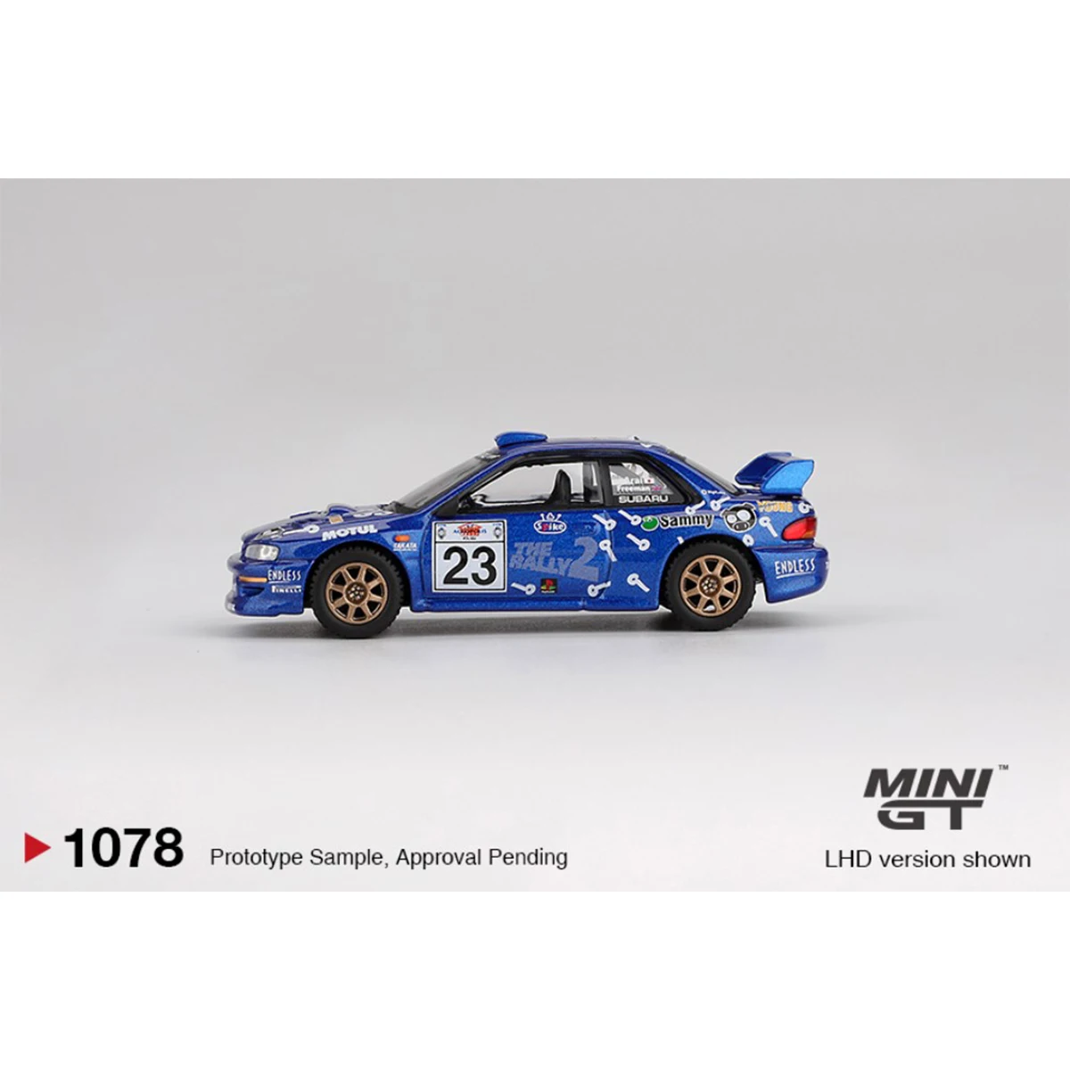 MINIGT 1078 1:64 Subaru Impreza WRC99 2000 #23 Acropolis Rally