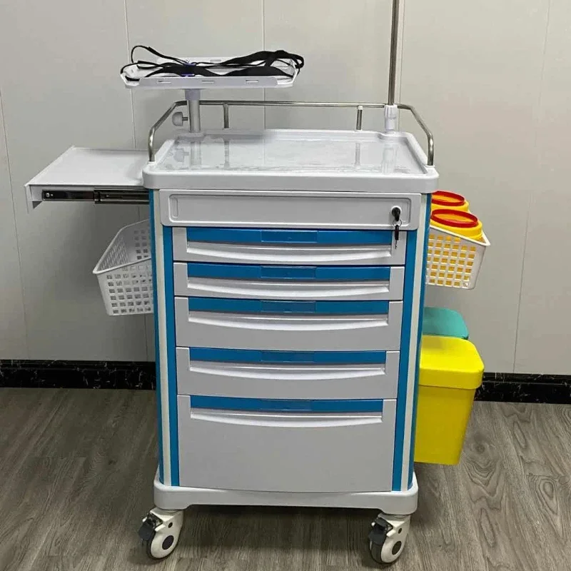 First Aid Treatment Nursing Cart First Aid Nursing Medicine Delivery and Dressing Change Anesthesia Infusion Beauty Car