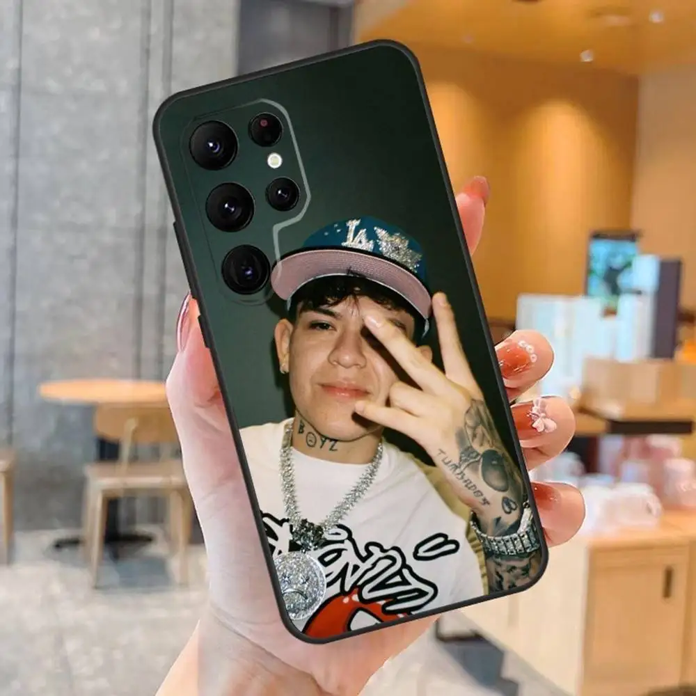 Capa de telefone Singer Junior H Sad Boyz para Samsung S25, S24, S23,22,21, Ultra, Pro, S10, S30Plus, 20lite Capa preta