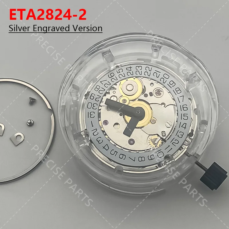 Tianjin Seagull ETA 2824 2836 2834 Movement ST2130 Tianjin V8 Typing 2824 Mechanical Movement Watch Accessories  Engraving