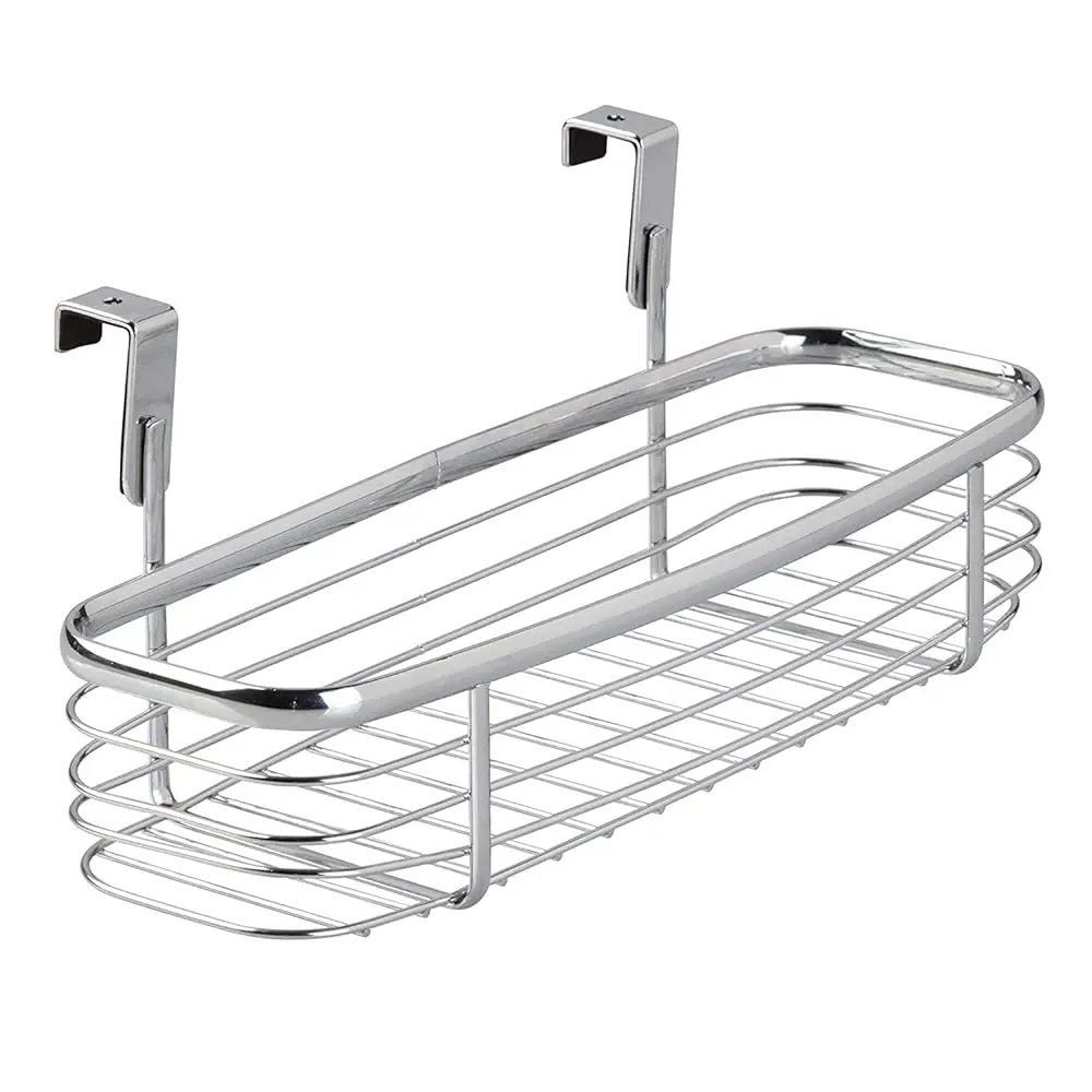 Axis Steel Over-The-Cabinet Storage Tray - 5"" X 11"" X 5"", Chrome